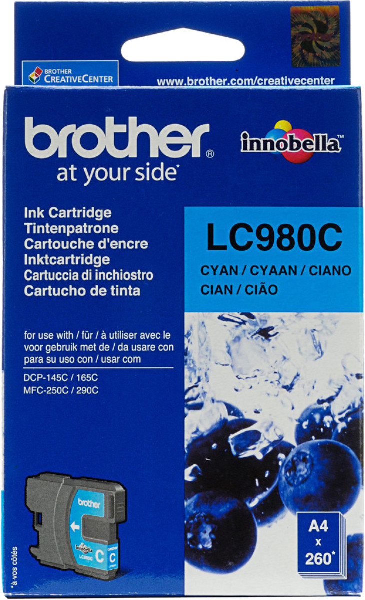 Brother LC-980 Cartridge Cyaan