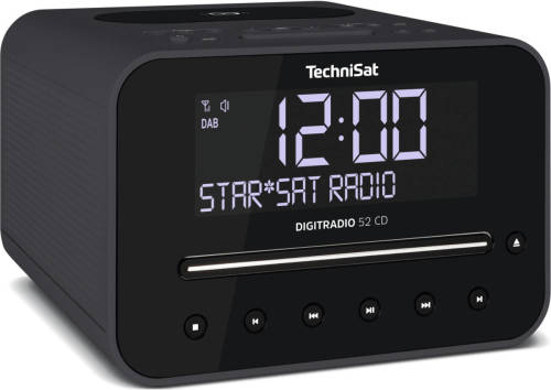 Technisat wekkerradio Digitradio 52 CD (Zwart)