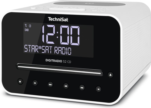 Technisat wekkerradio Digitradio 52 CD (Wit)