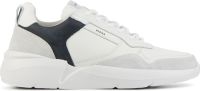 Nubikk Rogue Road Wave leren sneakers wit/blauw