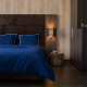 Hotel Home Collection London - Marineblauw 2-persoons (200 x 200/220 cm) Dekbedovertrek