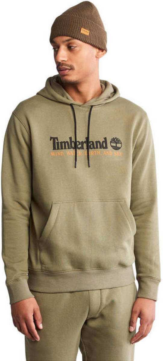 Timberland hoodie met logo groen