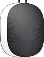 Walimex achtergronddoek 200x230cm zwart/wit