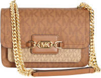 Michael Kors crossbody tas Heather L met logoprint bruin