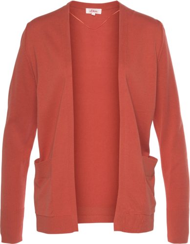 s.Oliver fijngebreid vest oranje