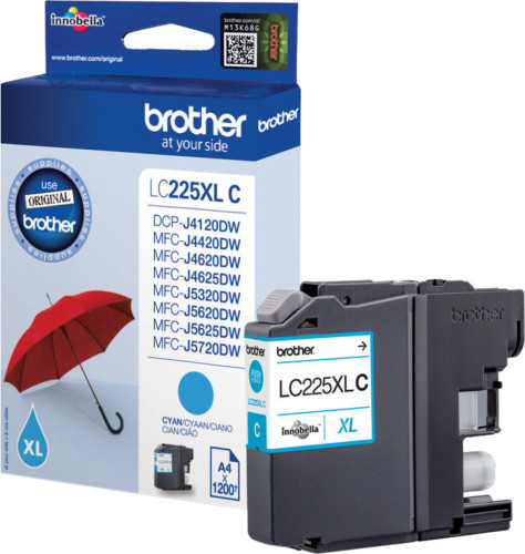 Brother LC-225XL Cartridge Cyaan