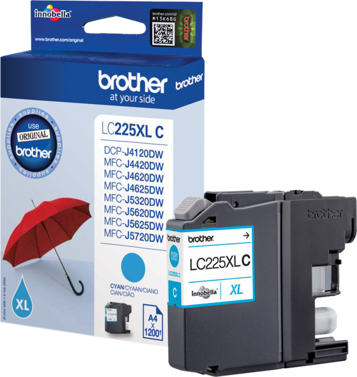 Brother LC-225XL Cartridge Cyaan