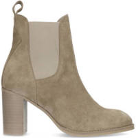 Sacha suède enkellaarzen beige