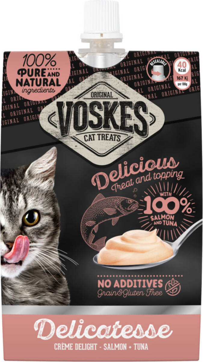 Voskes Delicatesse Creme Delight Zalm - Tonijn 90 gr