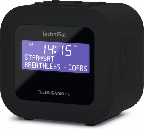 Technisat wekkerradio Techniradio 40 (Zwart)