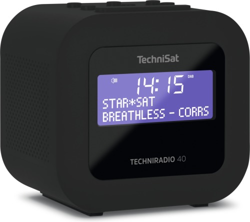 Technisat wekkerradio Techniradio 40 (Zwart)