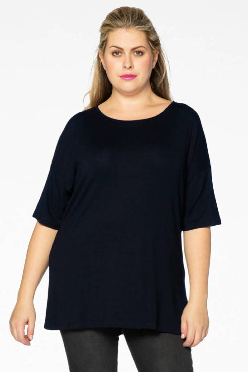 Yoek T-shirt donkerblauw