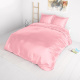 Sleeptime Elegance Satijn Geweven Uni - Roze 1-persoons (140 x 220 cm + 1 kussensloop) Dekbedovertrek
