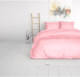 Sleeptime Elegance Satijn Geweven Uni - Roze 1-persoons (140 x 220 cm + 1 kussensloop) Dekbedovertrek