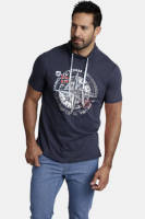 Jan Vanderstorm T-shirt OTMUND Plus Size met printopdruk donkerblauw