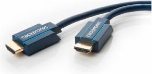 clicktronic Wentronic 70301 1m HDMI HDMI Blauw HDMI kabel