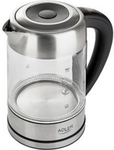 Adler AD 1247 NEW waterkoker 1,7 l Hazelnoot, Roestvrijstaal, Transparant 2200 W