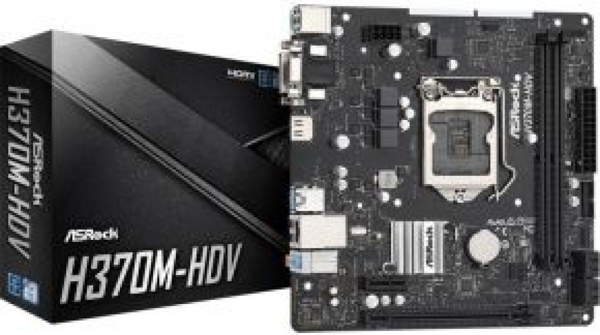 ASRock H370M-HDV moederbord LGA 1151 (Socket H4) ATX Intel® H370