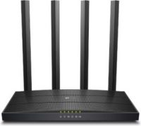 TP-Link Archer C6U draadloze router Dual-band (2.4 GHz / 5 GHz) Gigabit Ethernet Zwart