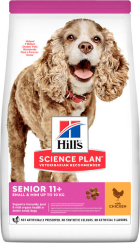 Hill's Canine Senior 11+ Small&Mini Kip 1,5 kg