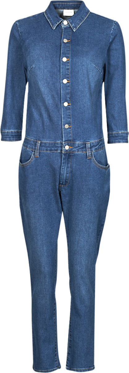 VILA jumpsuit VIBARKAN donkerblauw