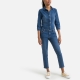 VILA jumpsuit VIBARKAN donkerblauw