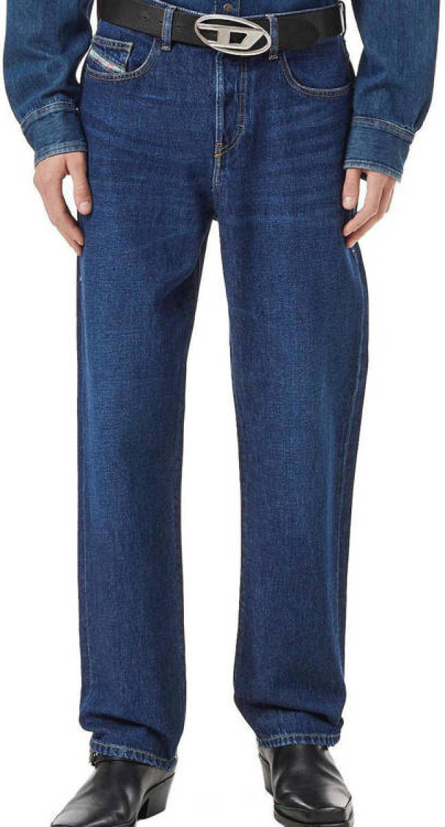 Diesel straight fit jeans 2020 D-VIKER 09c0301 dark denim