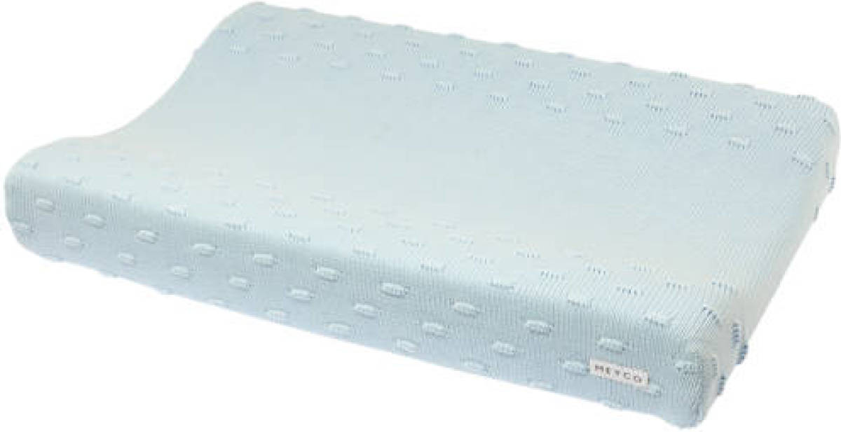 Meyco aankleedkussenhoes Knots light blue