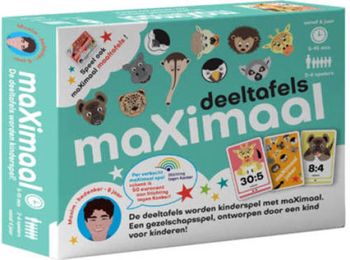 maXimaal Deeltafels - deelsommen kaartspel