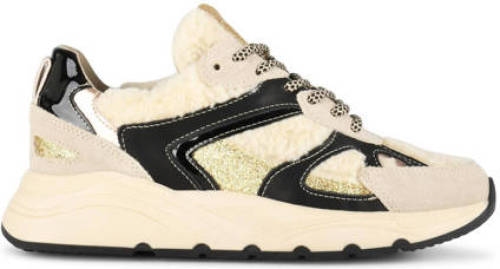 Ps poelman Cibel suède sneakers beige/multi
