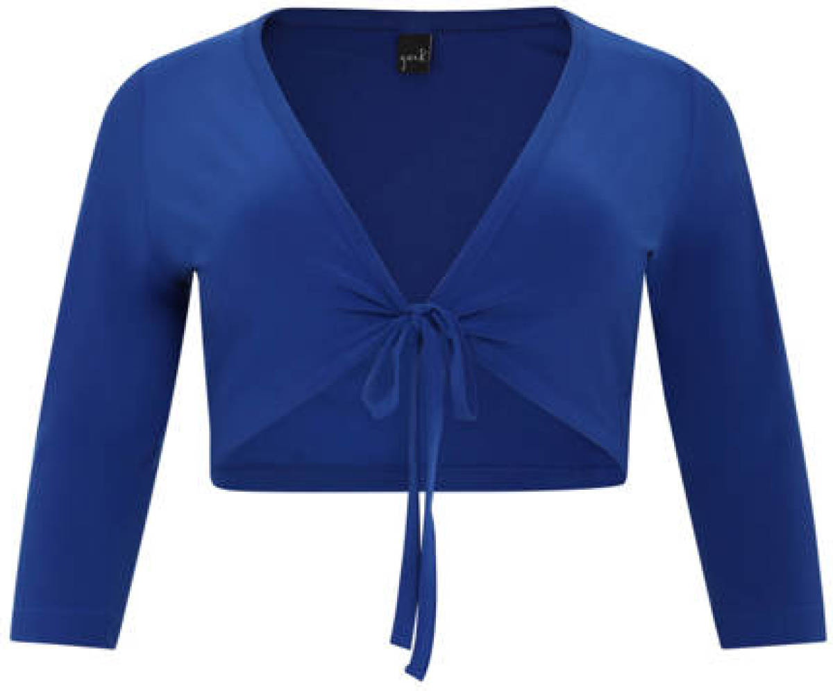 Yoek bolero DOLCE van travelstof blauw