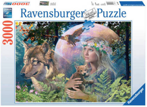 Ravensburger Wolven In De Maneschijn legpuzzel 3000 stukjes