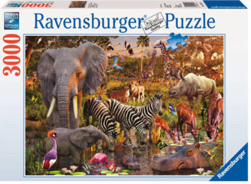 Ravensburger Afrikaanse Dierenwereld legpuzzel 3000 stukjes