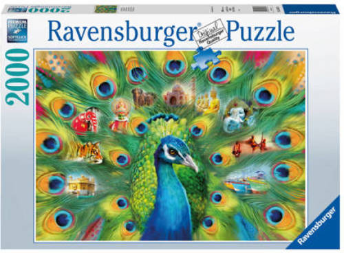 Ravensburger Land Of The Peacock legpuzzel 2000 stukjes