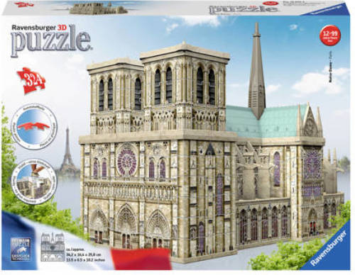 Ravensburger Notre Dame Parijs 3D puzzel 324 stukjes
