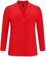 Yoek blazer DOLCE van travelstof rood