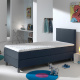 Primaviera Deluxe Kinderboxspring Comfort - Donkerblauw 90 x 200 cm, Topper: Standaard Comfortschuim, Montage: Exclusief montage