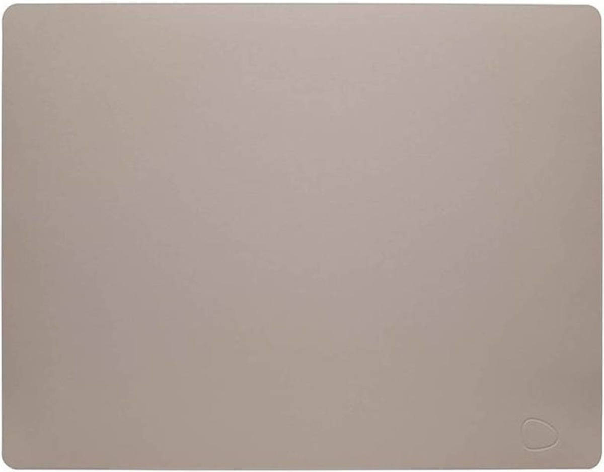 LIND DNA Placemat Leer Softbuck Grijs (35x45 cm)