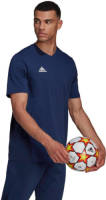 adidas Performance Senior sport T-shirt donkerblauw