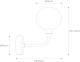Lucide wandlamp Berend