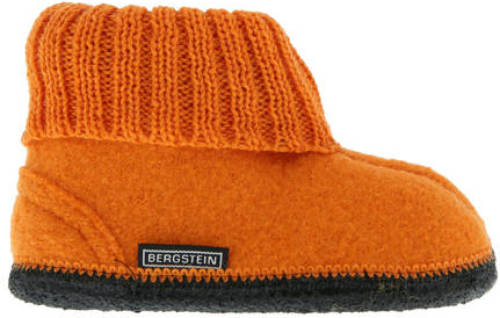 Bergstein Cozy pantoffel oranje kids