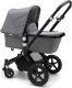 Bugaboo Cameleon 3 Plus kinderwagen/stoel/reiswieg, zwart frame/gemȇleerd grijze stof/gemȇleerd grijze zonnekap