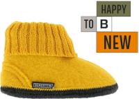 Bergstein Cozy pantoffel okergeel kids