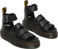 Sandalen in leer Clarissa II Quad, sleehak