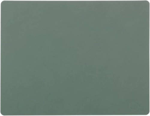 LIND DNA Placemat Leer Nupo Pastel Groen (35x45 cm)