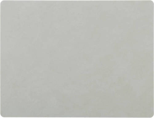 LIND DNA Placemat Leer Nupo Steengrijs (35x45 cm)