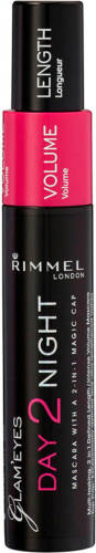 Rimmel London Day2Night Mascara 001 Black 9.5 ml
