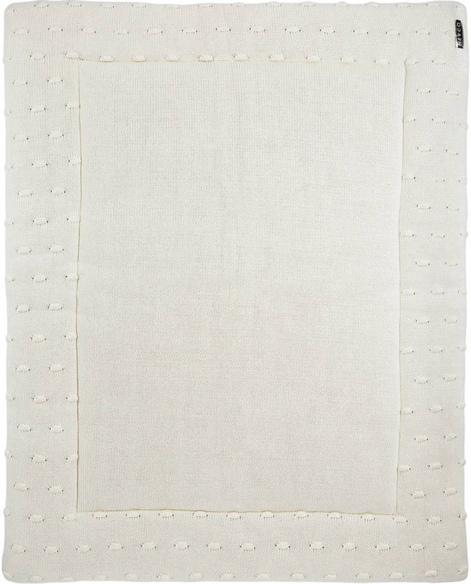 Meyco Silverline Knots boxkleed 77x97 cm offwhite
