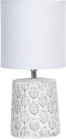 Tafellamp - Ø 15*31 Cm E14/max 1*40w - Creme - Keramiek - Rond - Clayre & Eef - 6lmc0017