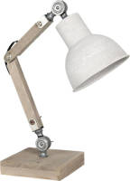 Clayre & Eef Bureaulamp 6lmp494n 15*15*47 Cm E27/max 1*60w - Natuur